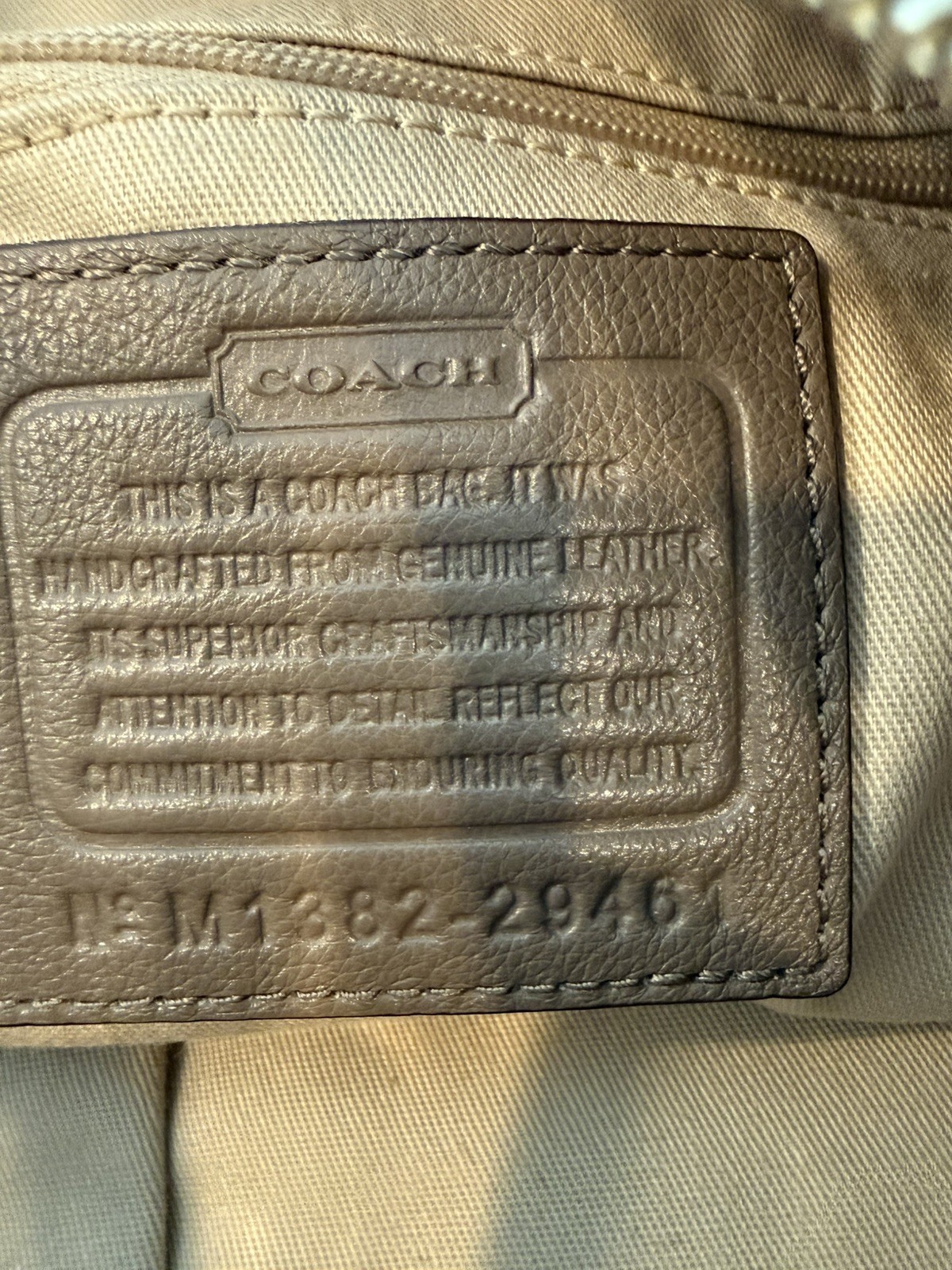 COACH Bleecker Daily Shoulder Bag -Taupe