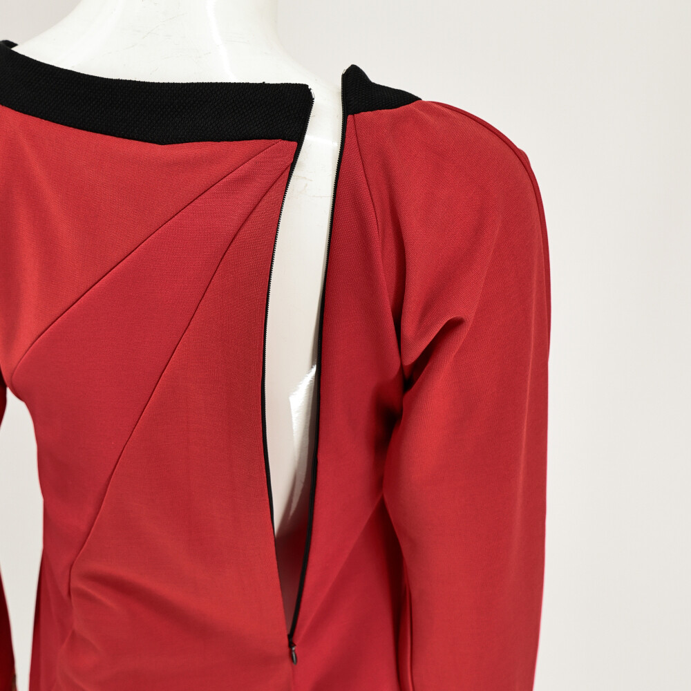 The Original Series Female Duty Red Dresses Cosplay Starfleet Uniform Costumes