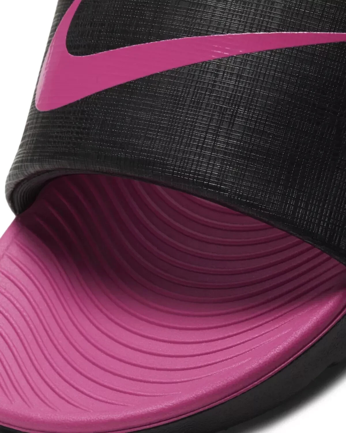 Nike Kawa Slide (GS) Black Pink DD8519-001 Youth NEW
