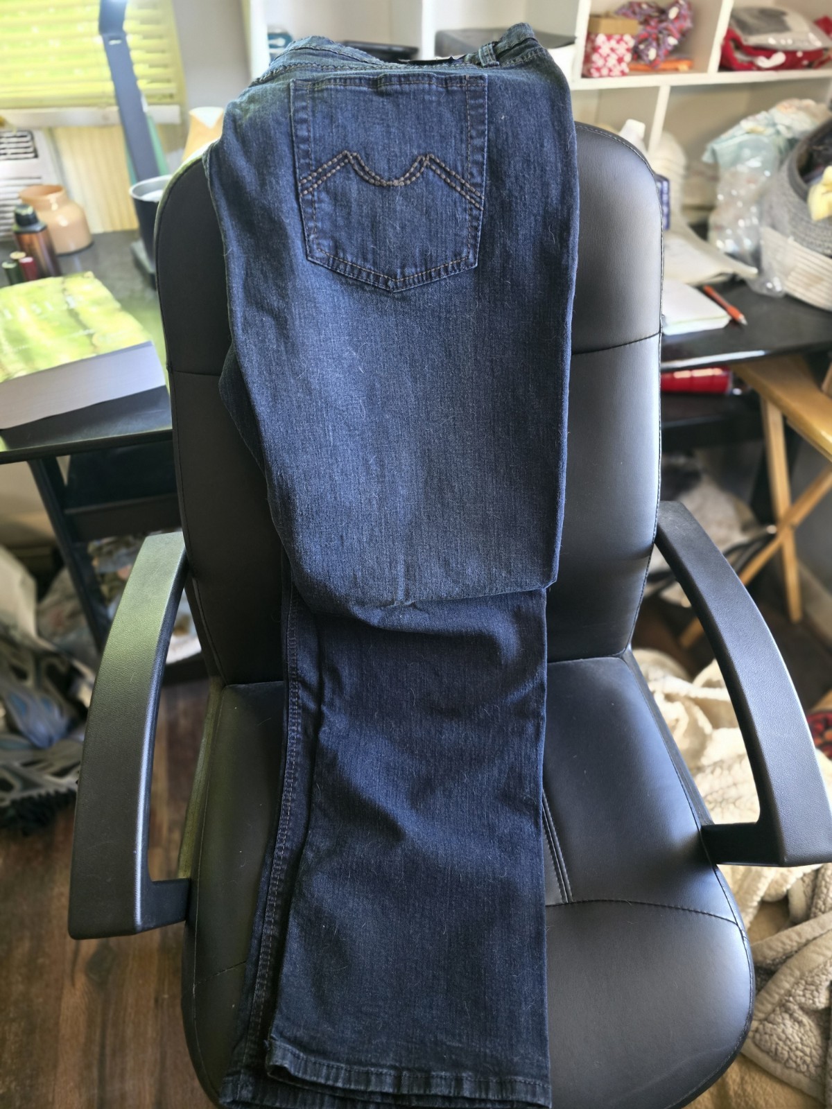 Urban Star Premium Straight Fit Denim Jeans Blue Dark Men’s Size 40 X 31