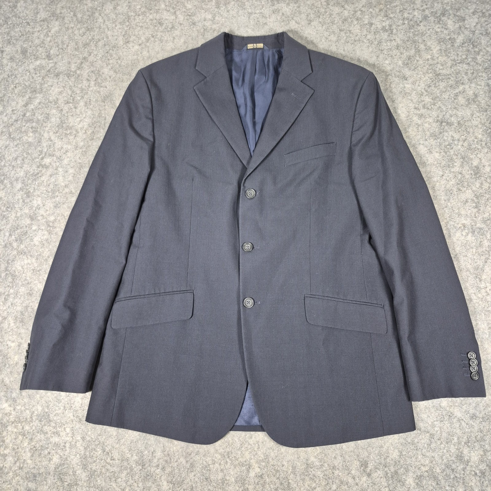 Banana Republic Blazer Mens 42R Gray Wool Blend Sports Coat Suit Jacket