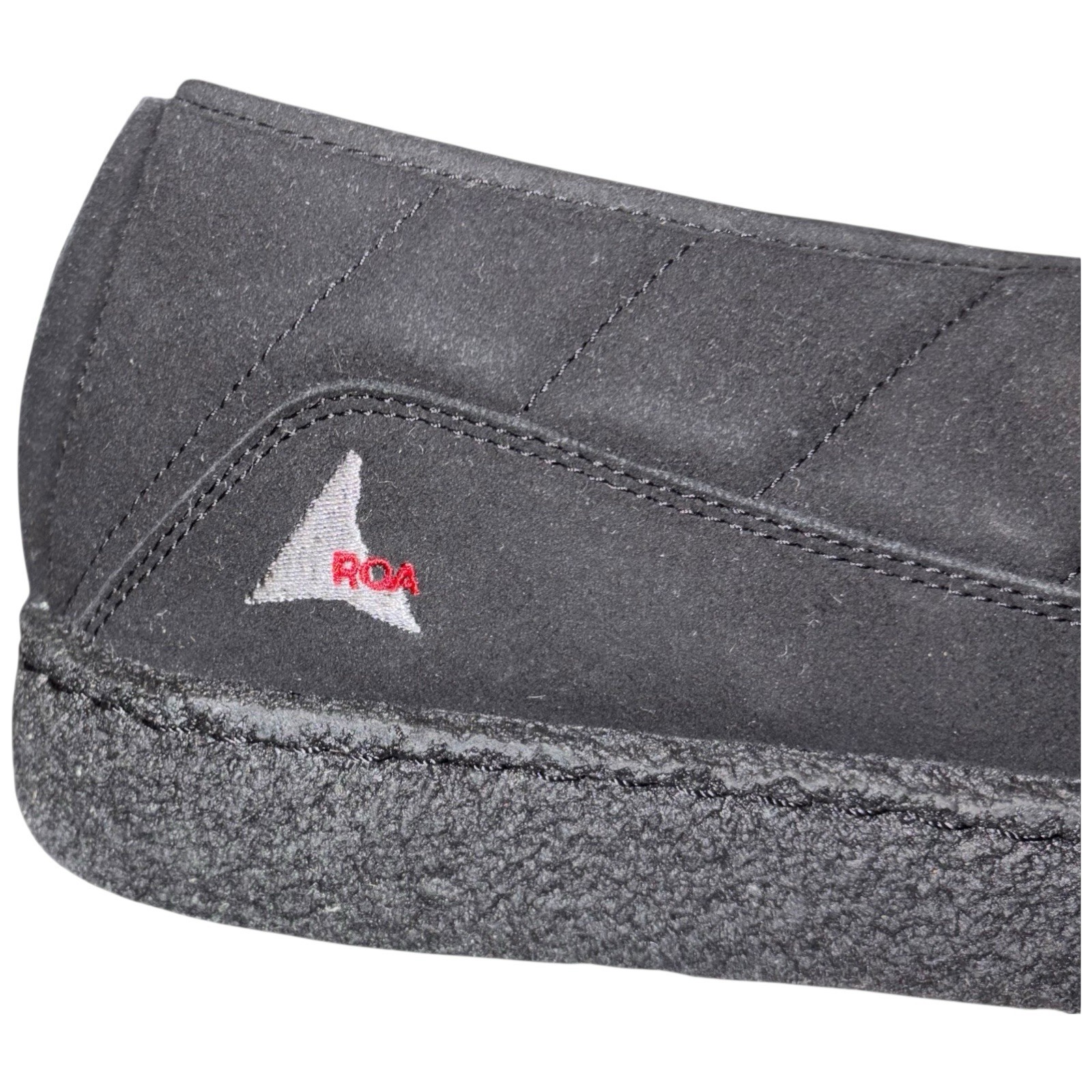 ROA HIKING Mens House Shoe Sneakers Black Comfort Mid Top Slip On UK 10 RRP 200