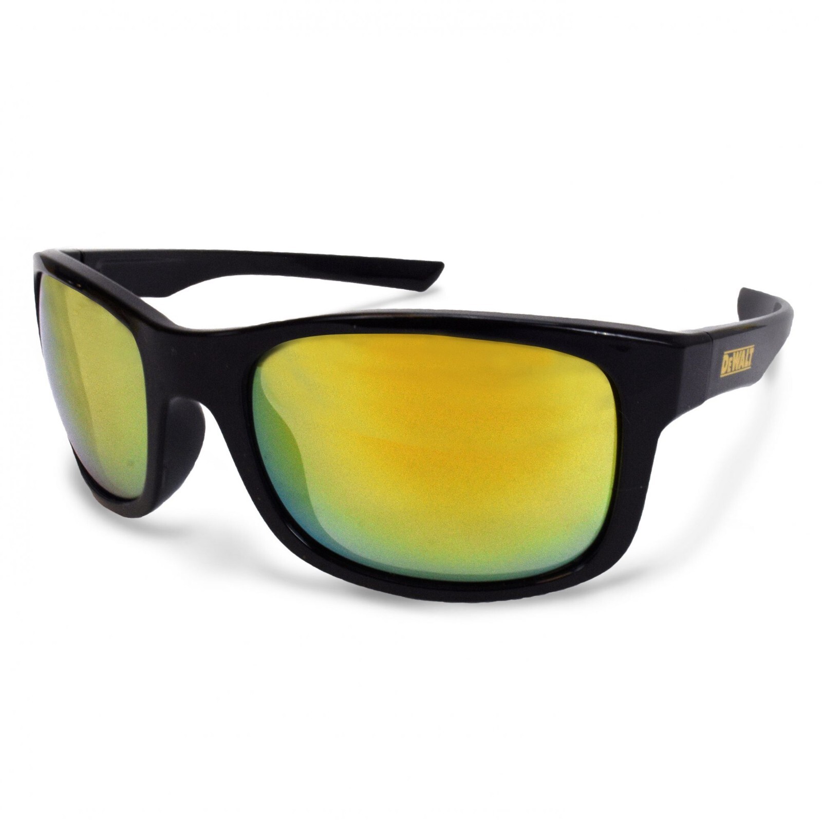 DeWalt YELLOW MIRROR Safety Glasses UV ANSI Z87 Protective Work Sport Sunglasses