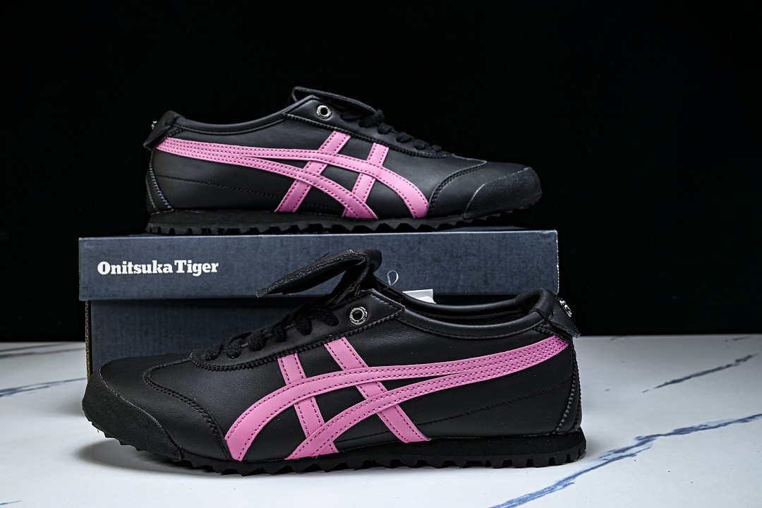 Onits*ka Tiger Mexico 66 Golf Black Dragon Fruit 1183C557-001 Unisex Size 4-11