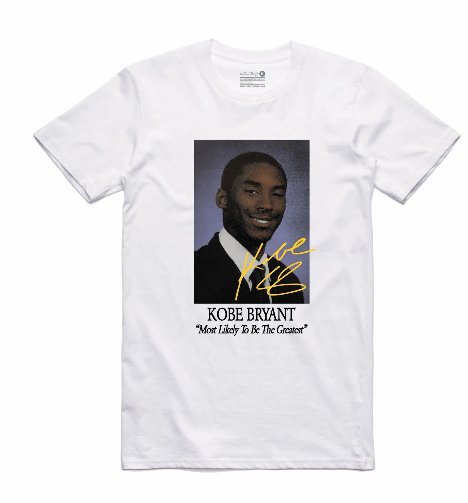 NEW Retro Kings LEGEND YEARBOOK WHITE Tee Shirt SMALL-3XLARGE MADE IN USA