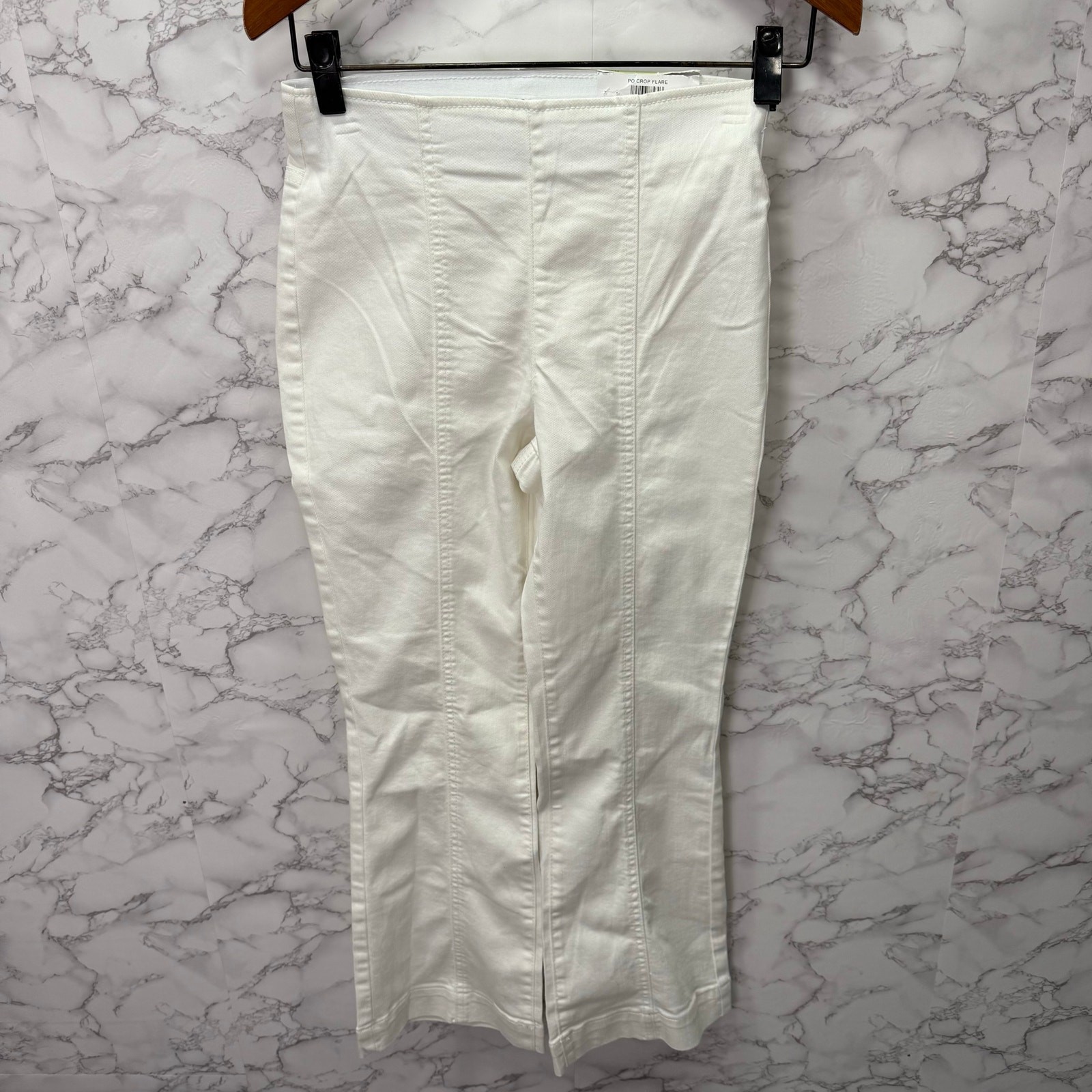 INC International Concepts Crop Jeans sz 4 White Denim NEW #G880