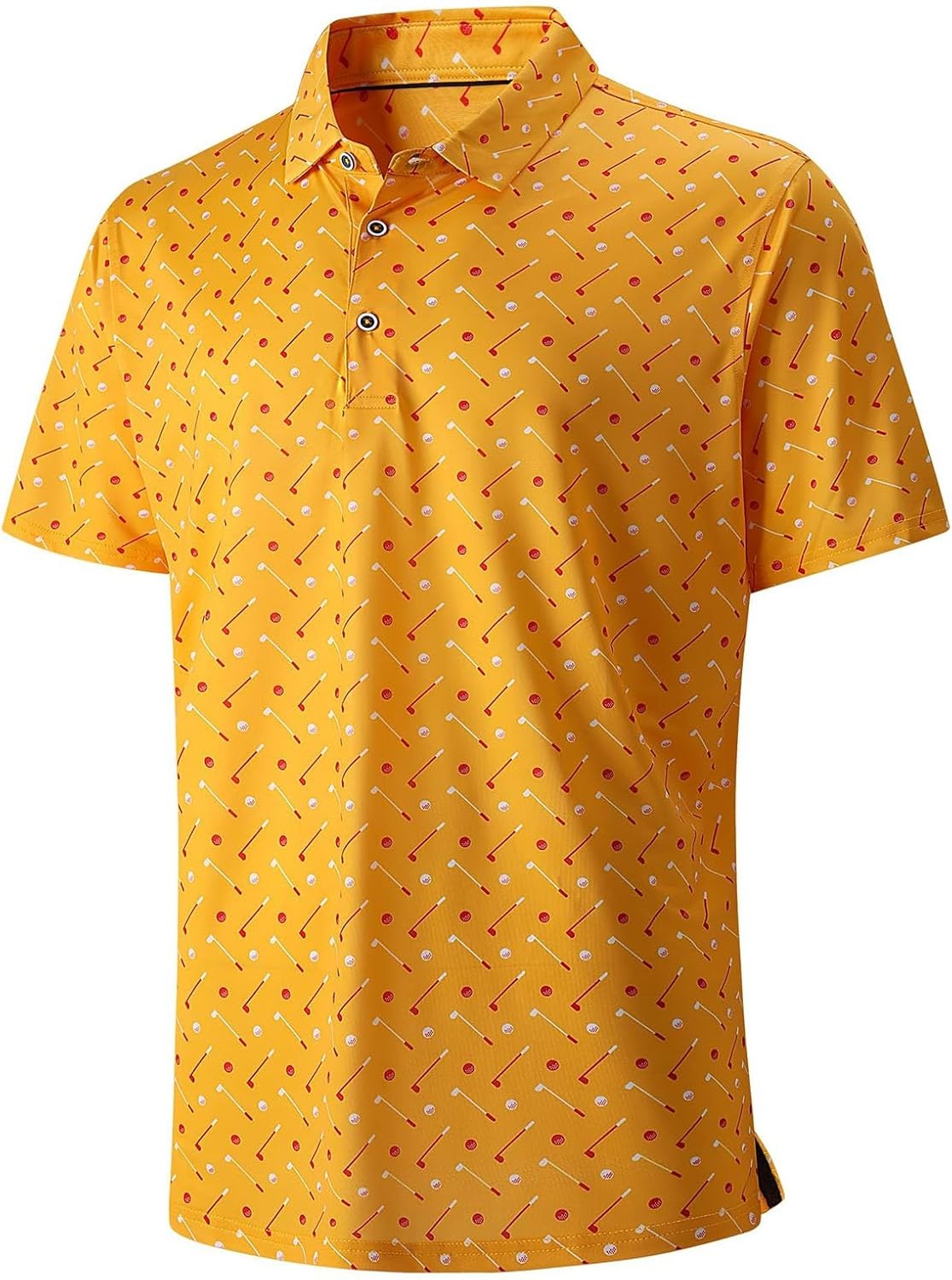 Men’s Dry Fit Golf Polo Shirt – Moisture Wicking Performance Short Sleeve Tee