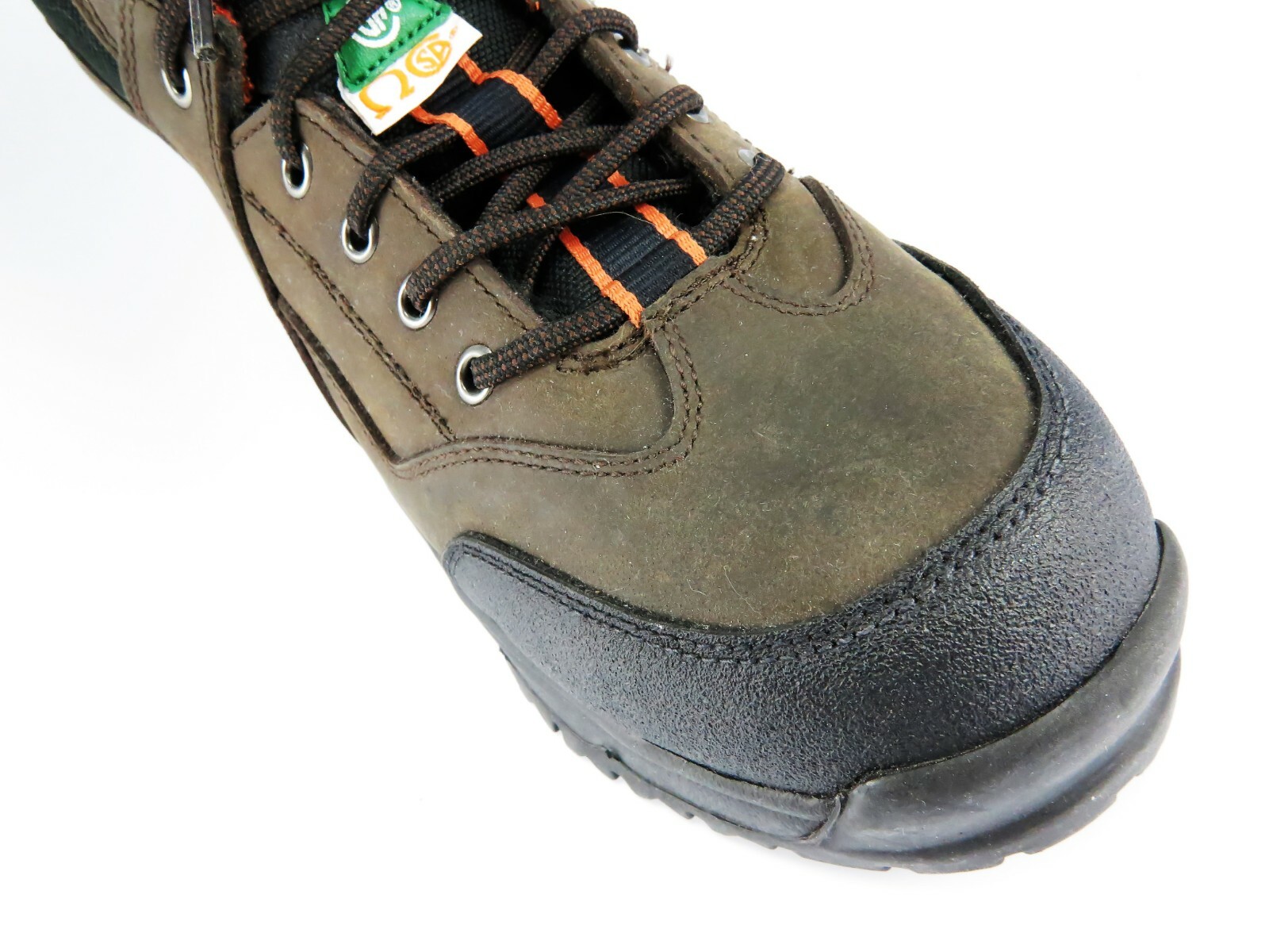 NEW – Iron Age Steel Toe Safety Work Boots Mens Size 7-M/W Brown Nubuck Leather