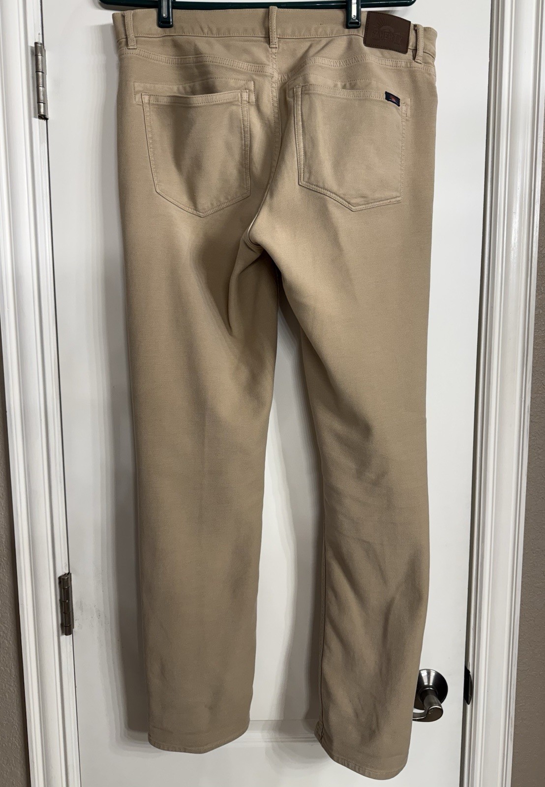 Stretch Terry 5-Pocket Pant – Stone 33×32