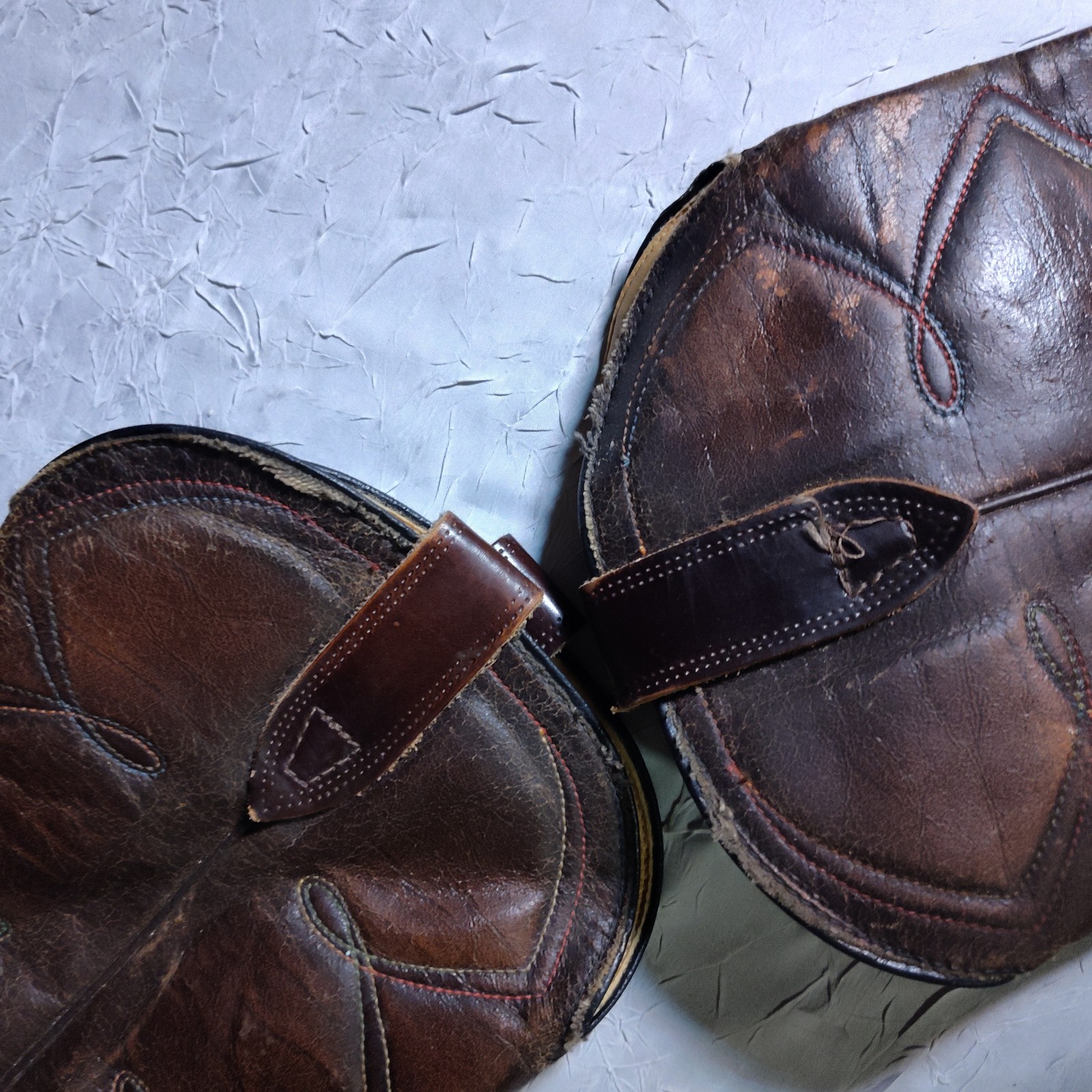 Vintage Laredo Boots Mens Size 9D Leather Western Brown Square Toe Cowboy 80s