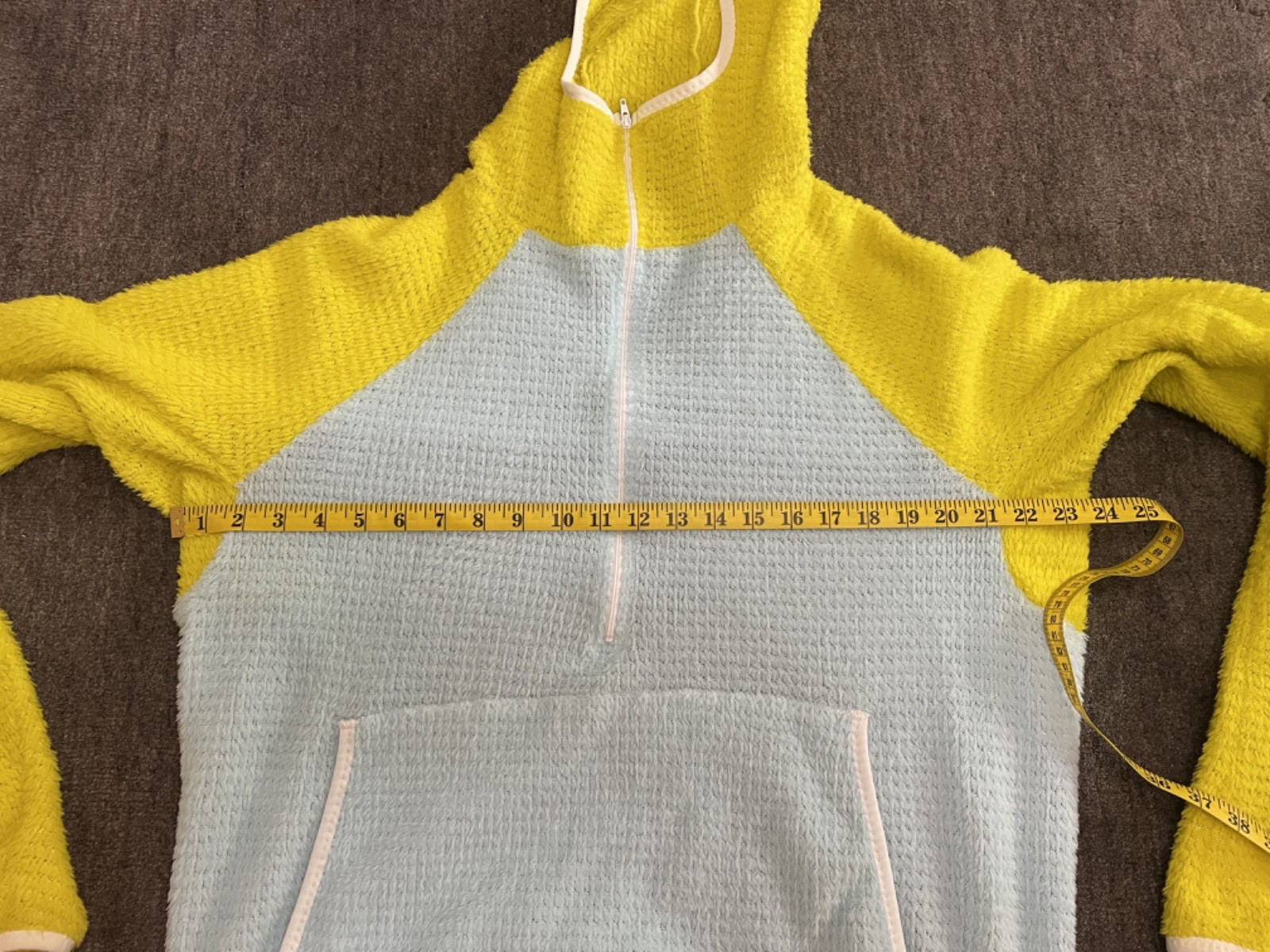 Senchi Designs Hoody – Alpha 120 – Light Blue, Bright Yellow – Men’s XL