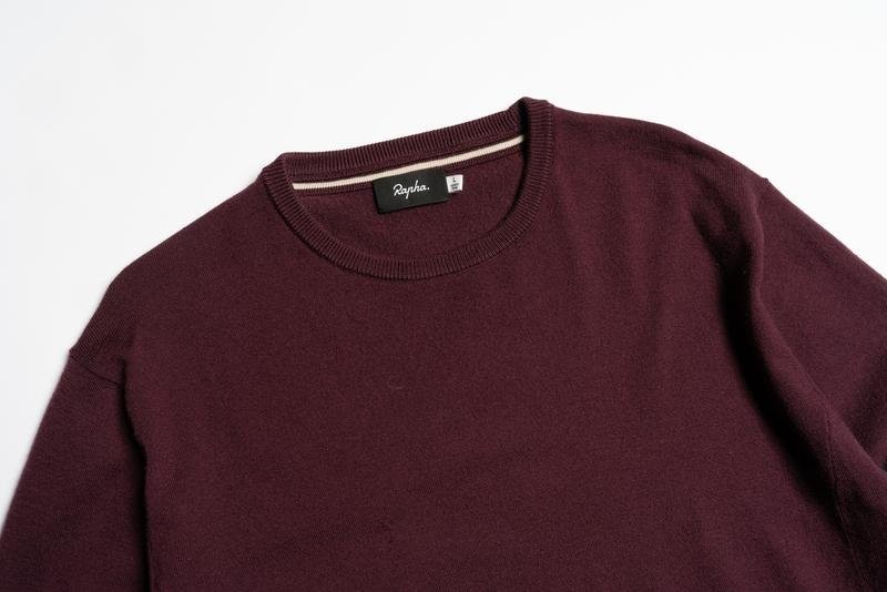 Men Rapha Sweater Burgundy Wool 40 /L / 48