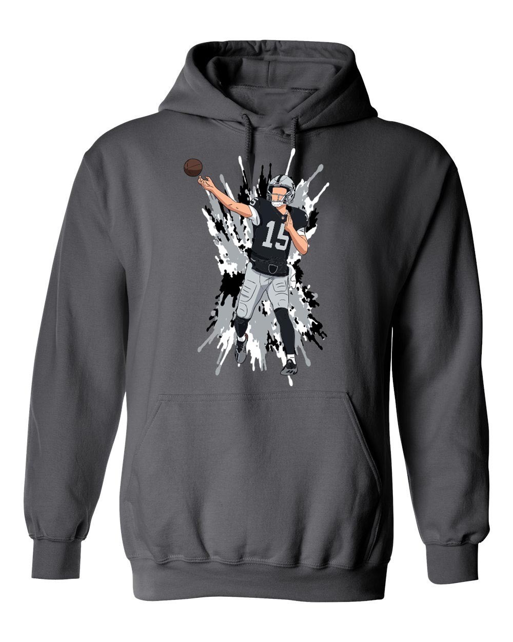 Fernando Mendoza Spray Paint Raiders Hoodie Hooded Sweatshirt T-Shirt Adult 2XL
