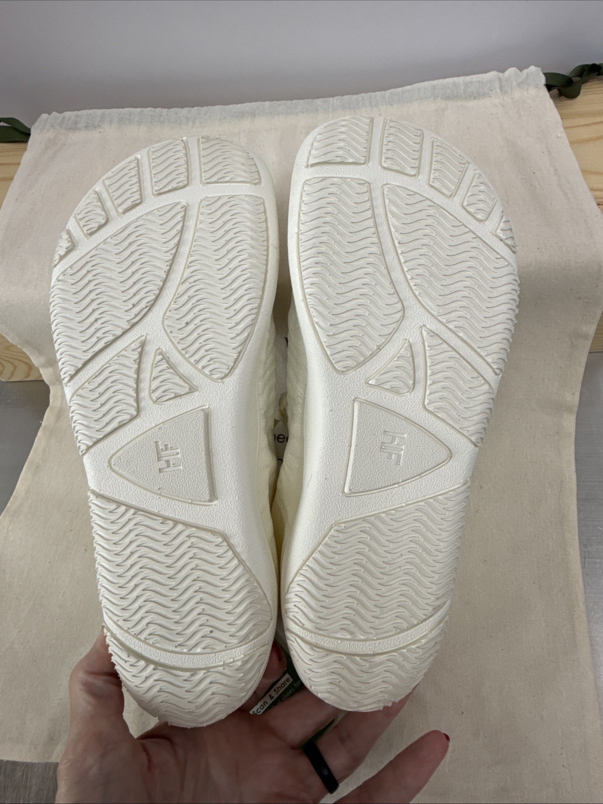 NWT Hike Footwear Comforto Max White Barefoot Unisex EU38 W7.5 M5.5