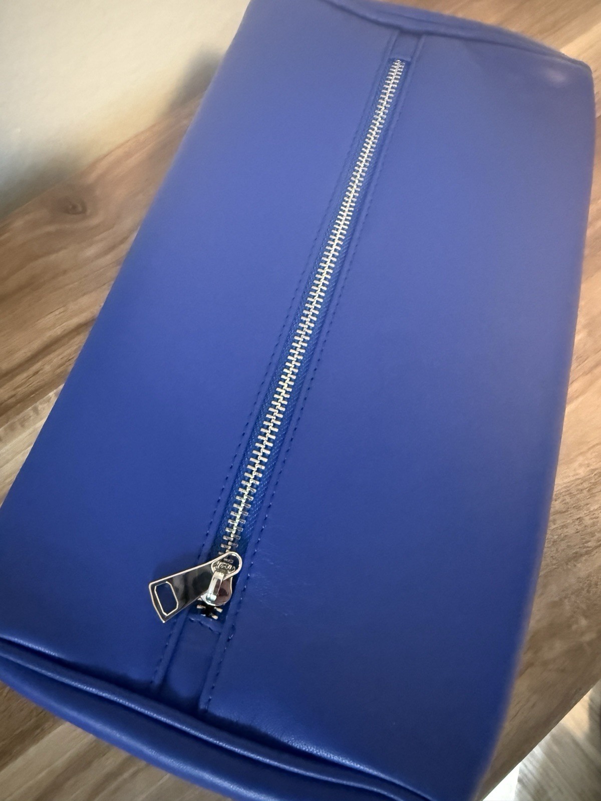 Larusmiani Milano Wash Bag Kaiser – Blue – Toiletry Bag – Made in Italy