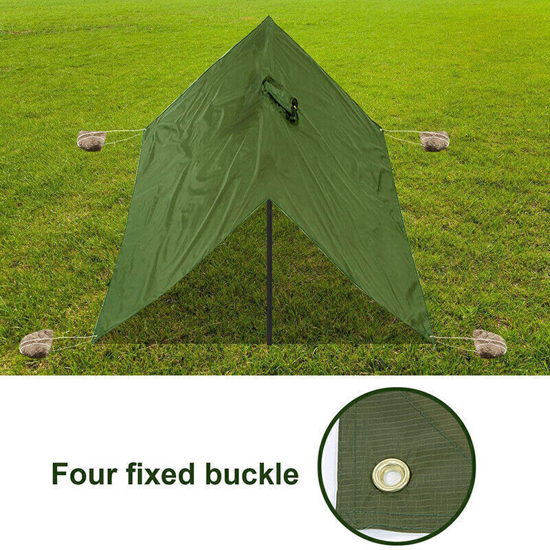 Heavy Duty Rain Poncho for Backpacking Waterproof Lightweight Adult Emergency