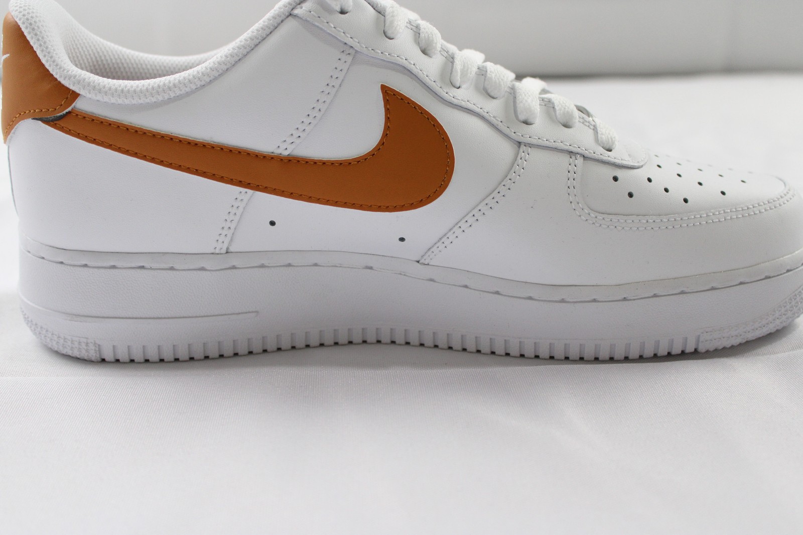 Nike Men’s Air Force 1 ’07 Low Sneakers CD4 White/Monarch FJ4146-115 Size US:10