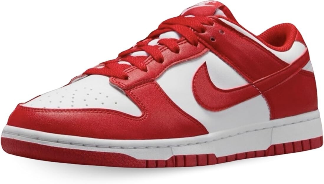 Women’s Nike Dunk Low Next Nature White/University Red-Wht (DD1873 116) Size 7.5