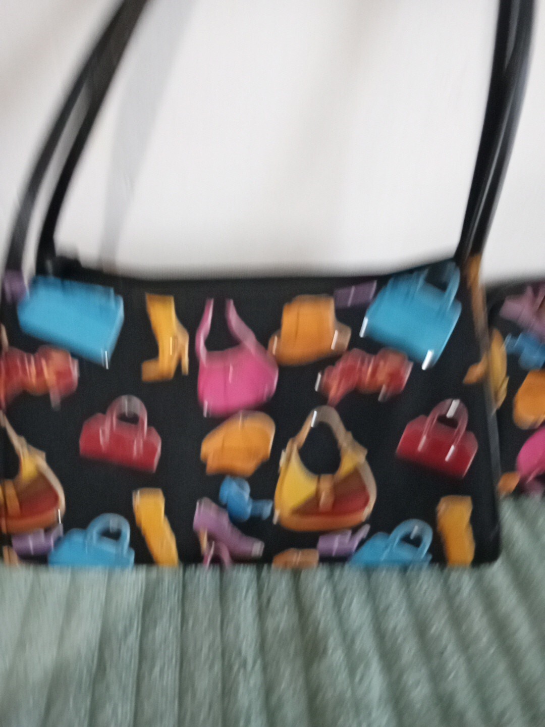 Three Piece Black Multicolored Handbag Set NWOT. Multi Color Accessories Design