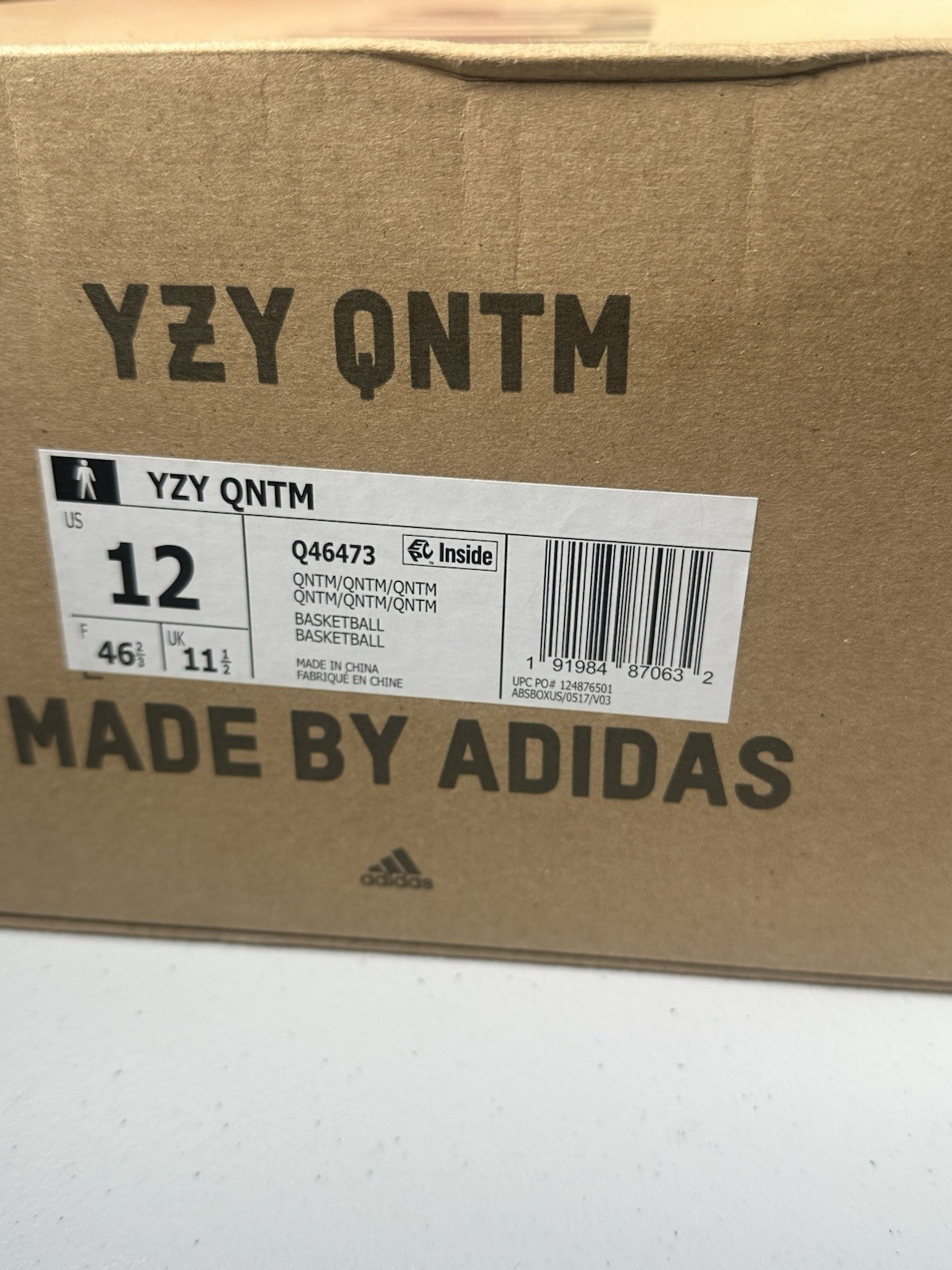 Size 12M – adidas Yeezy Quantum Quantum – Clean – Ships Same Day