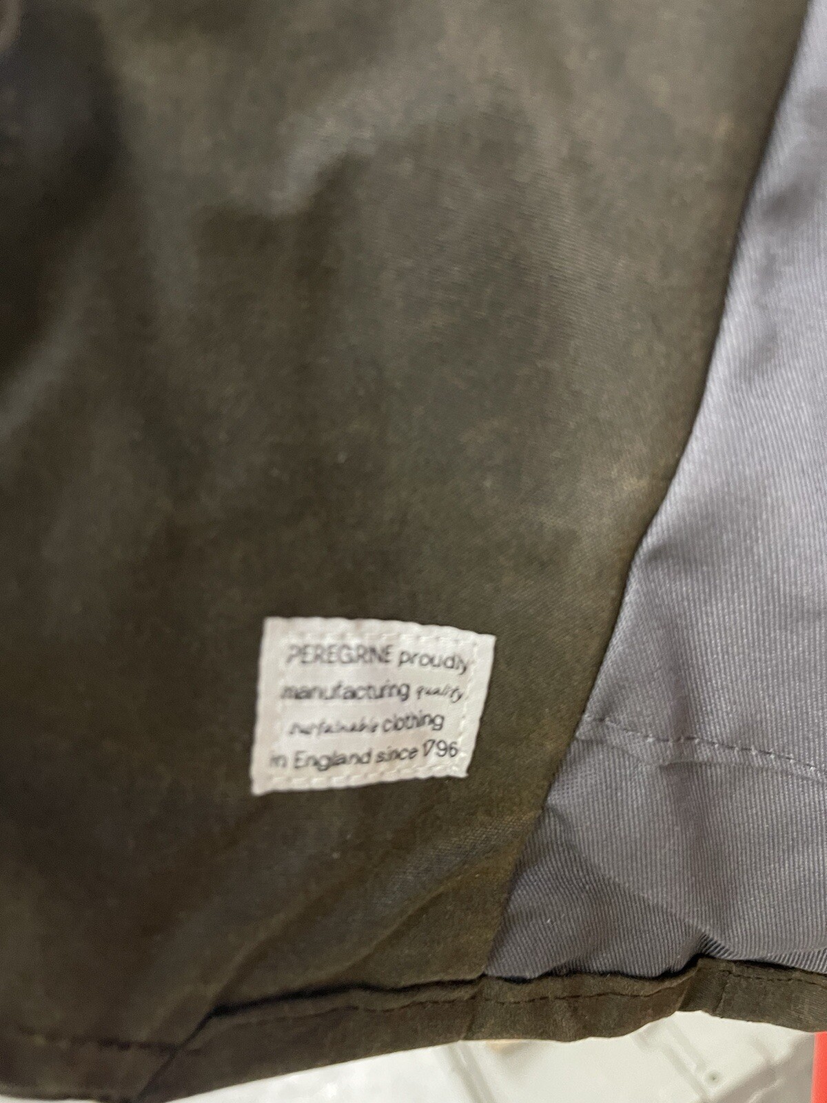PEREGRINE Bexley Waxed Water Resistant Cotton Jacket Brown Choose Size NWT