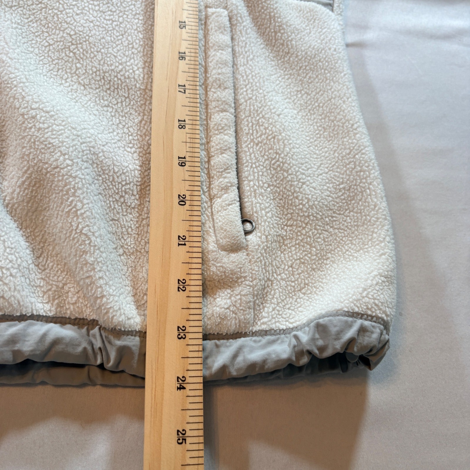 The North Face Denali Fleece Jacket Womens Medium Gray White Full Zip Outdoor