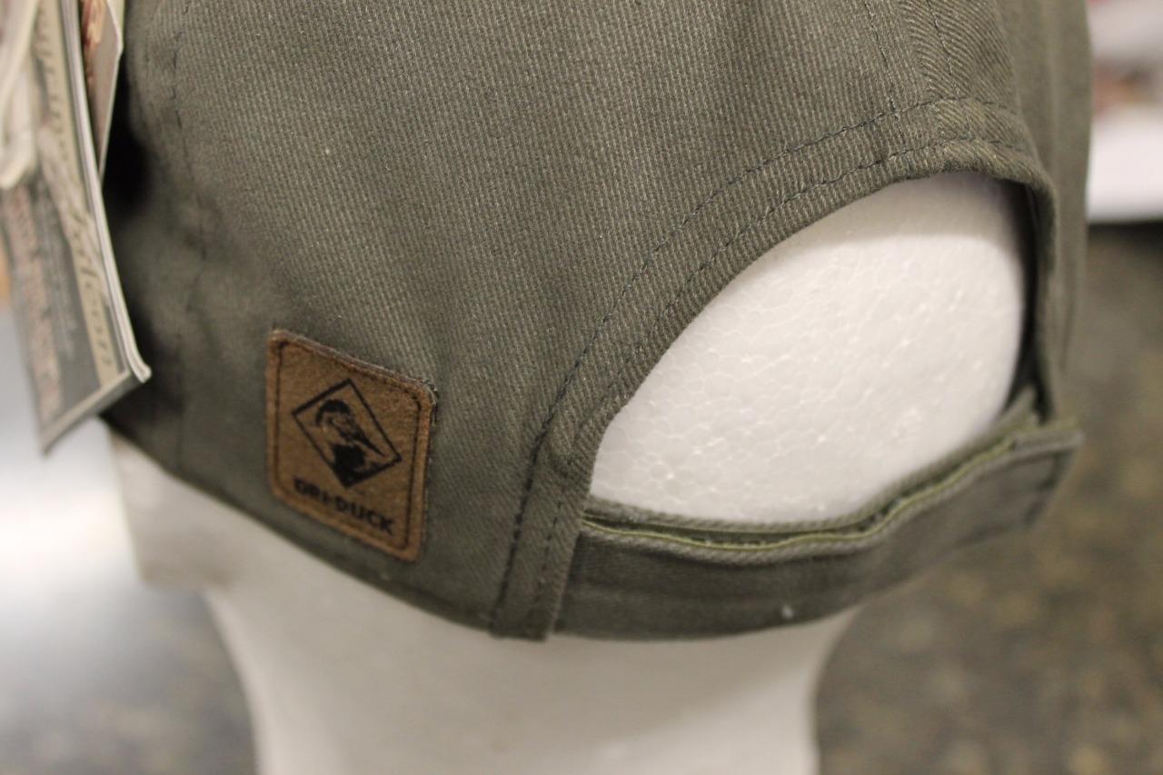 Dri Duck Endangered Wildlife Series Peregrine Falcon Embroidery Olive Green Hat