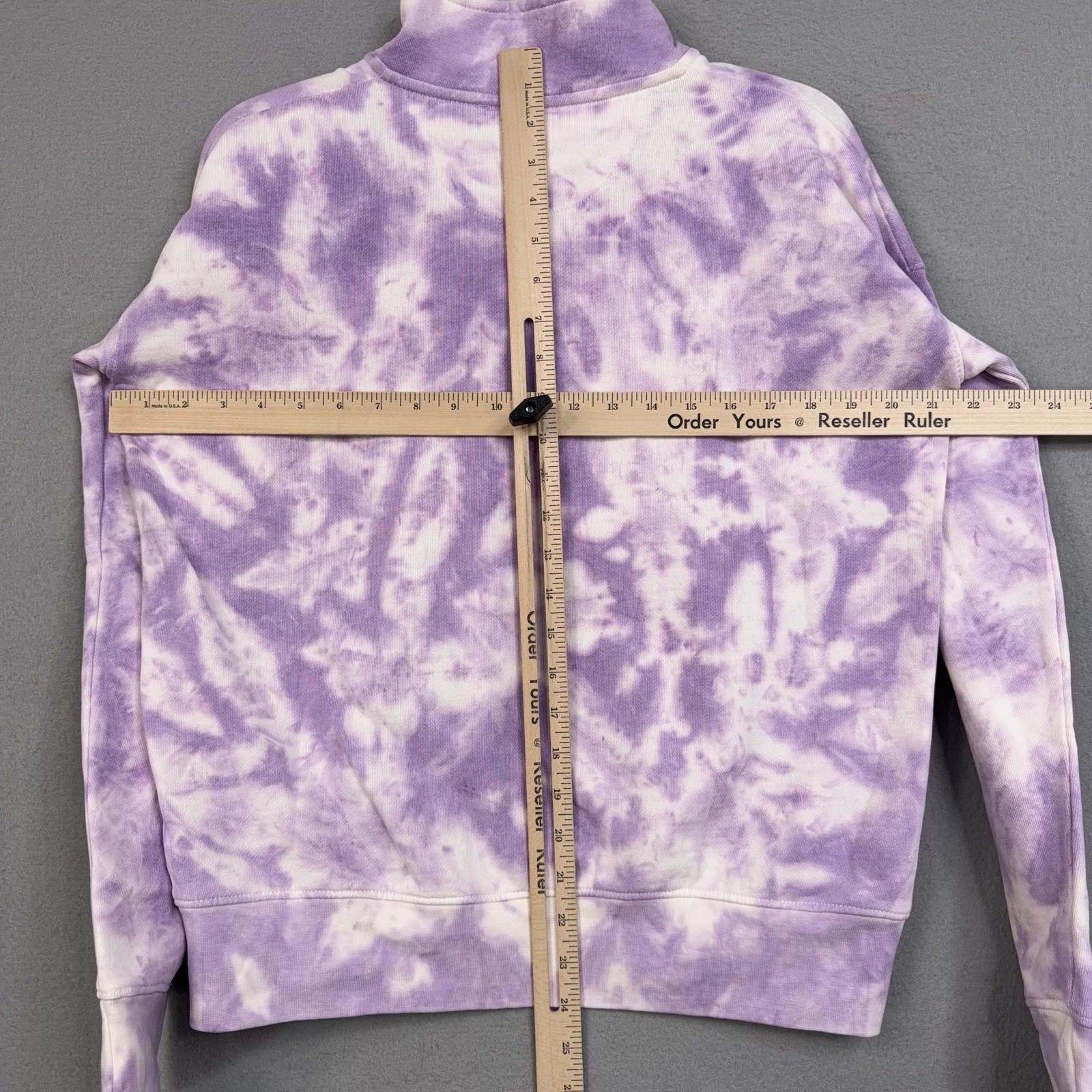 Laguna Beach Sweatshirt Womens Small Purple Tie Dye 1/4 Zip California Cali NWT