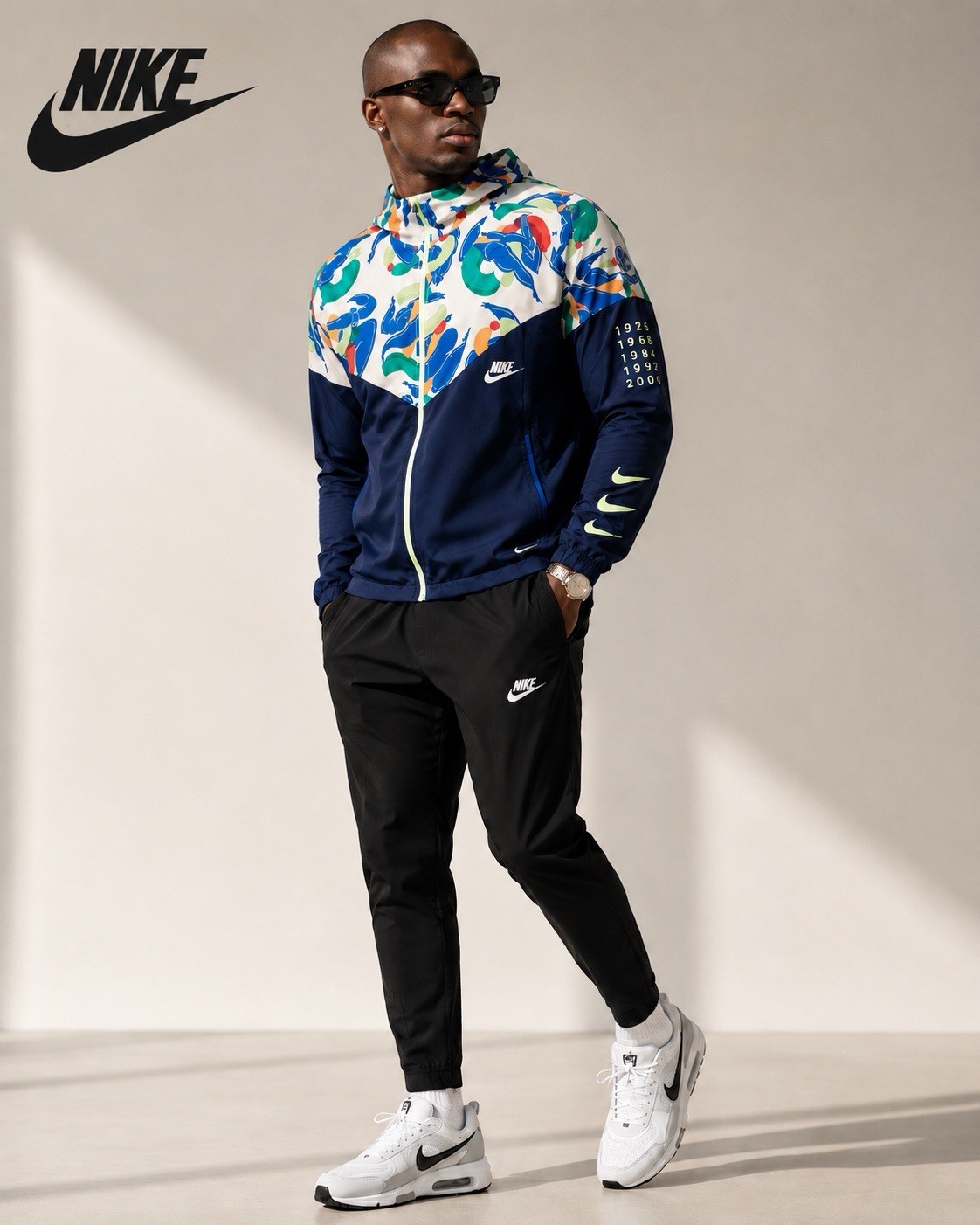 Nike Men’s Windrunner A.I.R. Kelly Anna London Running Jacket Large performance