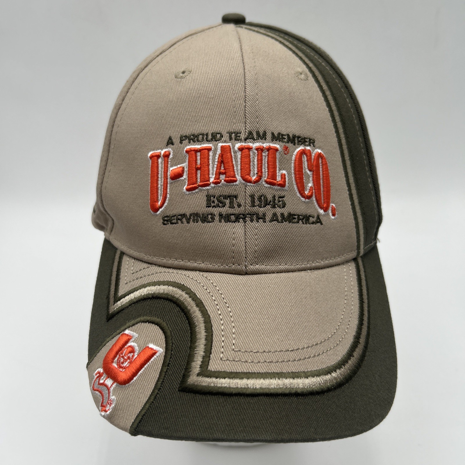 Rare U-Haul Co. Hat Uhaul University Embroidered Brim Springfield MO Cap JET