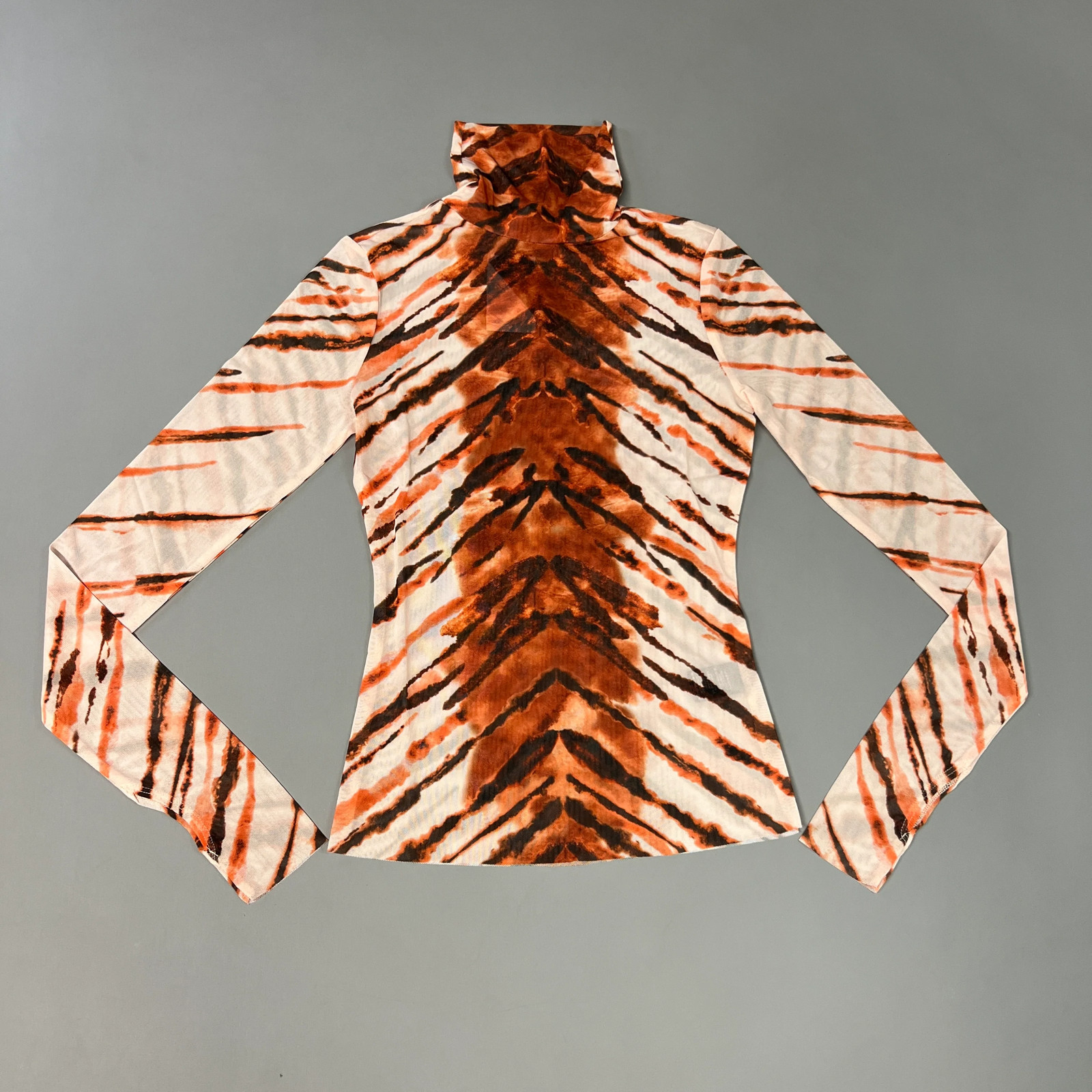 AFRM Zadie Turtleneck Pullover w/Thumb Holes Women’s S Placement Tiger AET028103