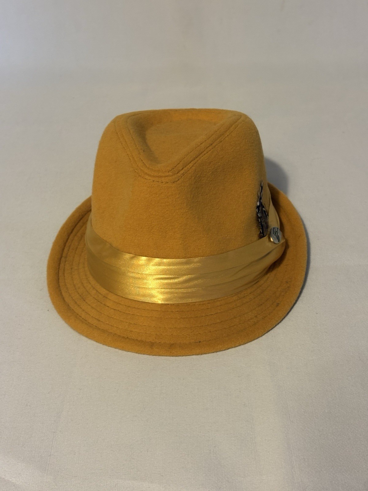 Bruno Capelo Fedora Mustard Color Small to Medium, New With Tags