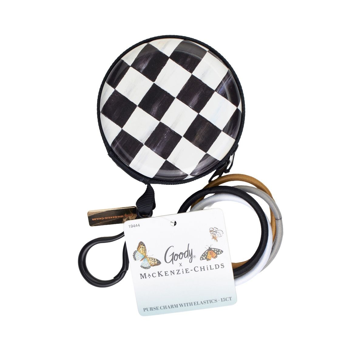 Mackenzie Childs x Goody Courtly Check Purse Charm Elastics Grt 4 Pods Free Ship