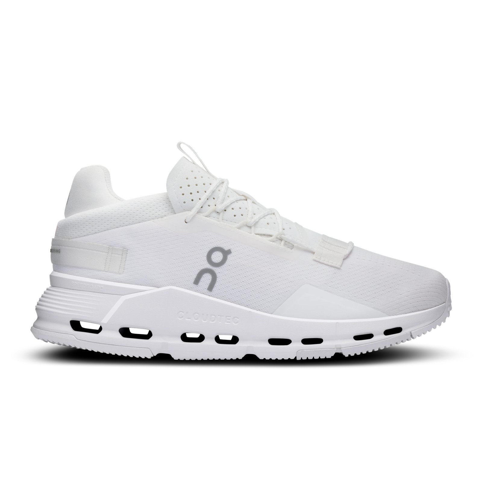 Women’s On Cloudnova 2, All White, 10 B Medium US