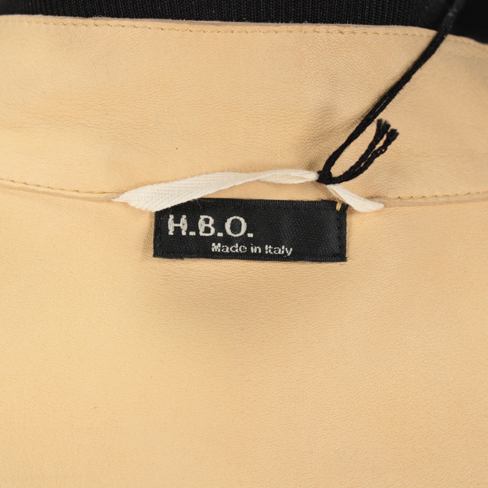 Hettabretz NWD Snap Front Suede Leather Jacket Size 50 (~ Small US) In Solid Tan