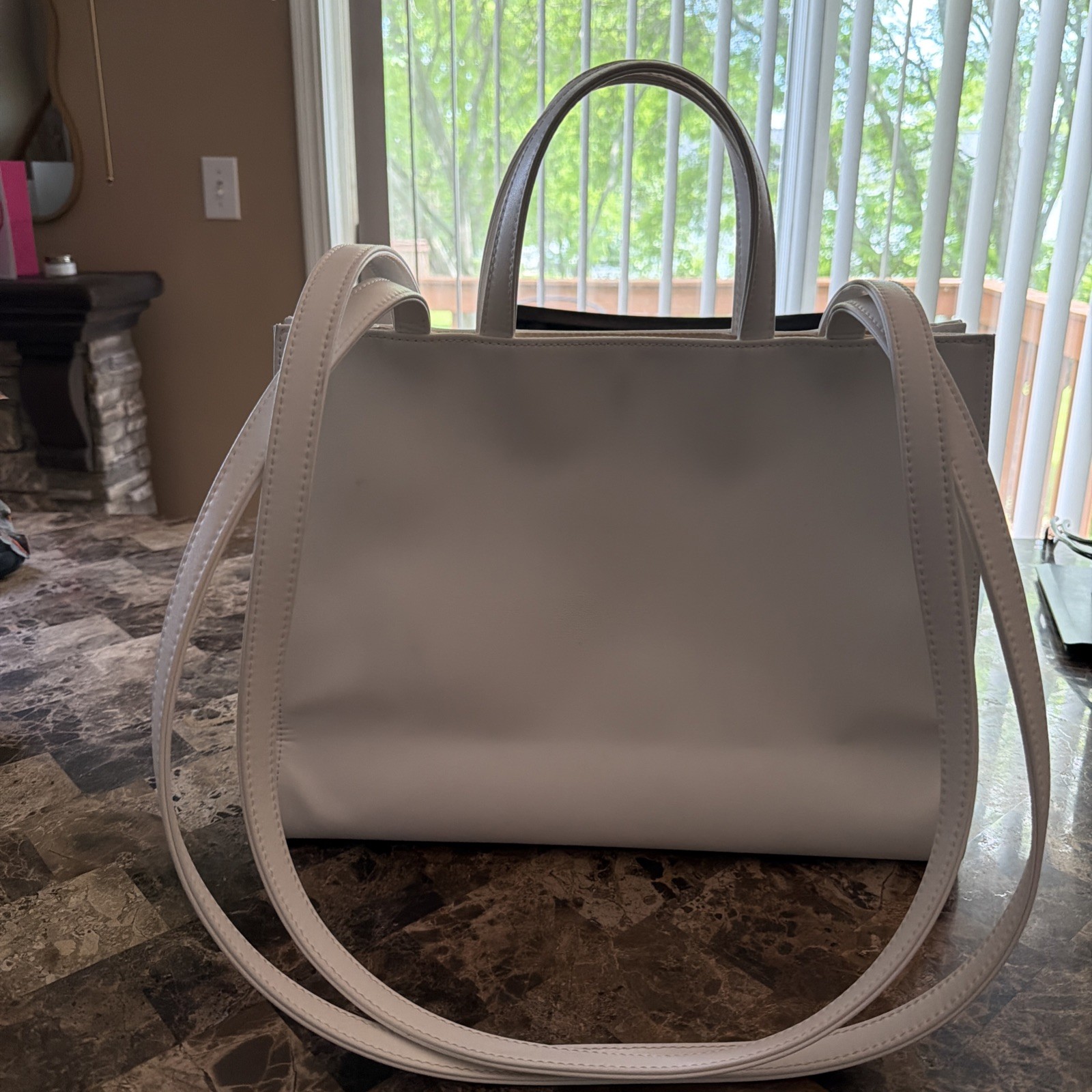 Authentic White Telfer Women’s Medium Tote Bag Purse