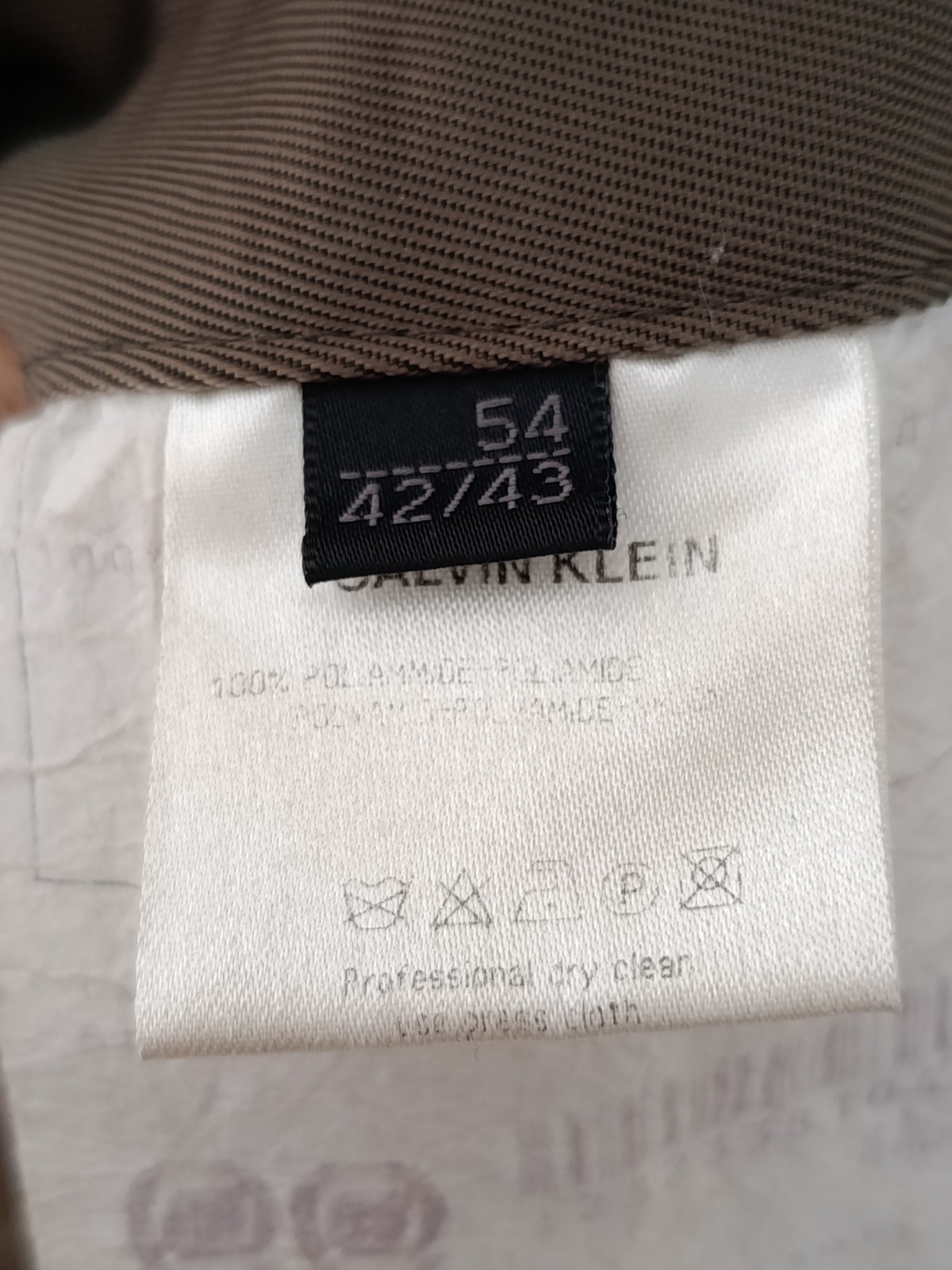 Calvin Klein Collection 2006 Italo Zucchelli Olive Technical Nylon Shell Coat 54
