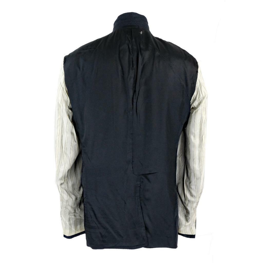 SIMONE ABBARCHI Jacket Blazer 48 Bespoke Plaid Slim Fit 120’s Wool ITALY $4000
