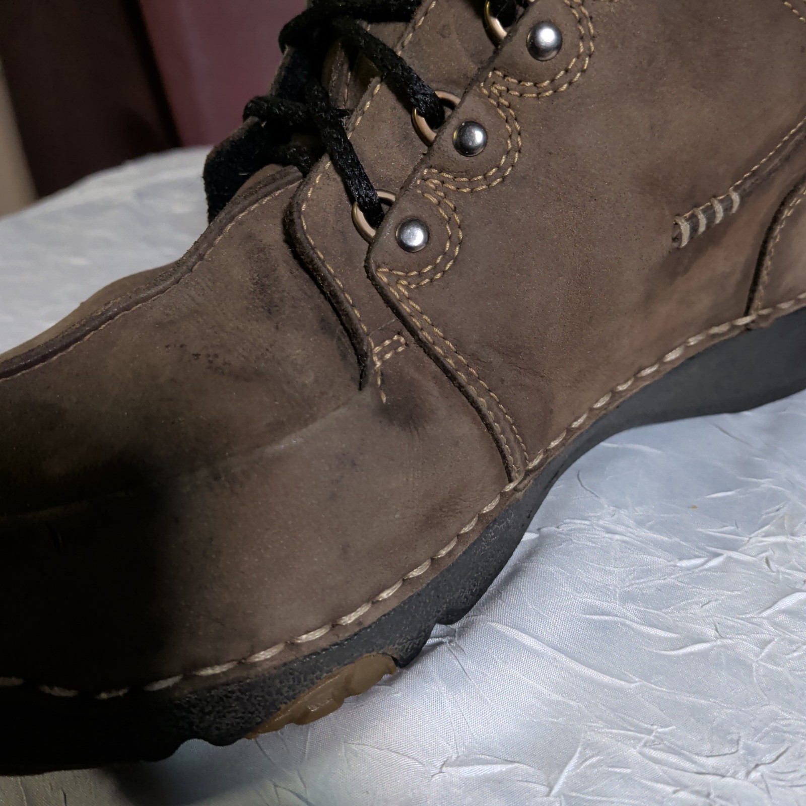 Teva Hiking Boots Mens Size 8 Split Toe Waterproof Brown Gorpcore Outdoor 6738