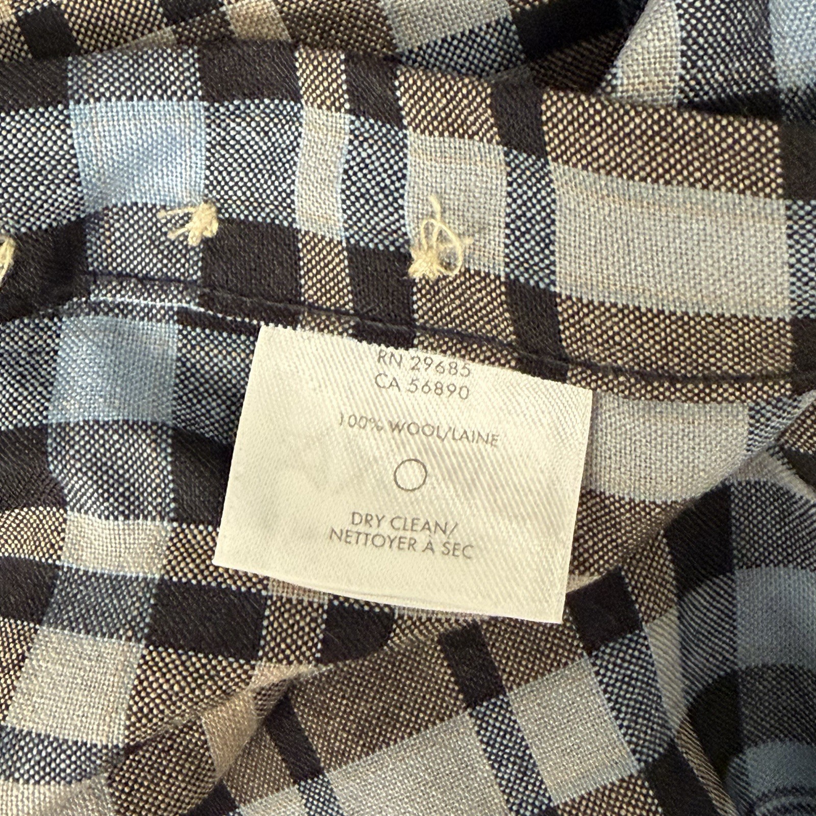 Pendleton Sir Pendleton Worsted Wool Tartan Plaid Shirt Men’s XL Long Sleeve