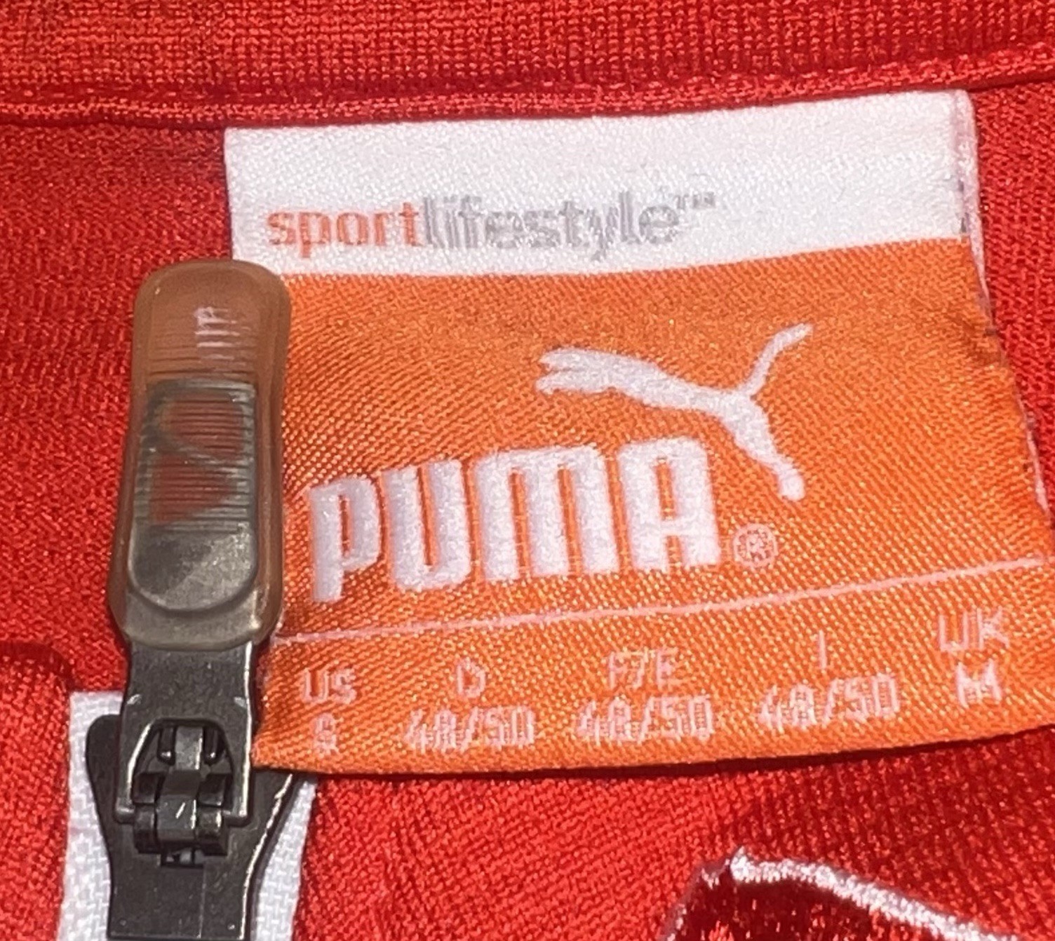Puma 1/4 Zip Pullover Mens S Red Cobra Golf USP Dry Stretch Wicking Performance