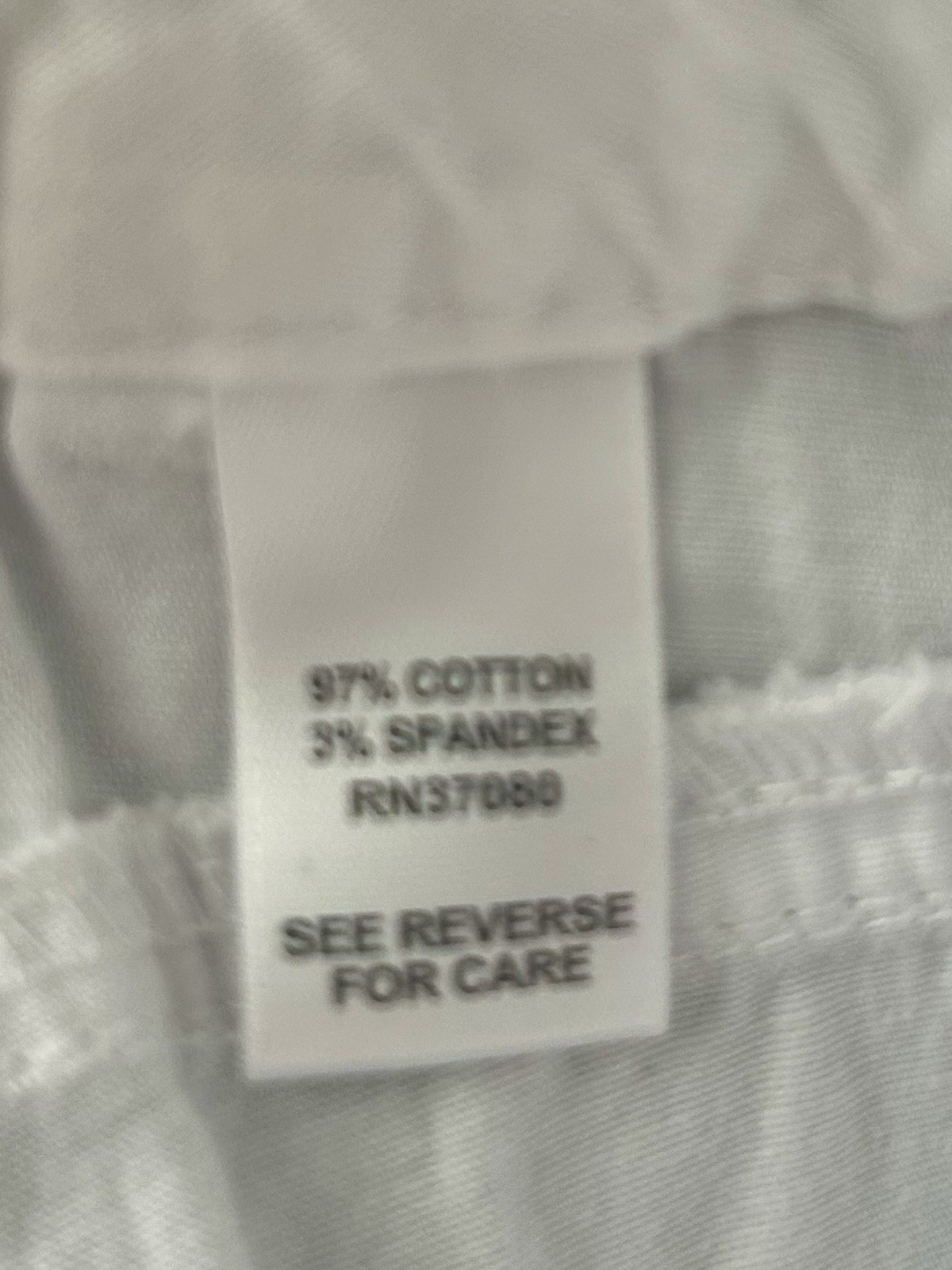 Cato Women’s Plus White Cargo Capris Stretch Waist Comfort Cotton/Spandex Button
