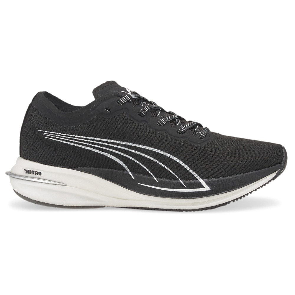 PUMA Deviate Nitro Running Womens Black Sneakers Athletic Shoes 19445307