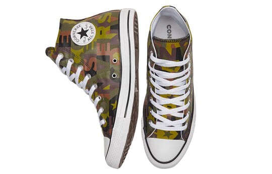 CONVERSE UNISEX CTAS HIGH TOP CAMO SNEAKERS 168713F 5 MEN * 7 WOMEN * EU 37.5