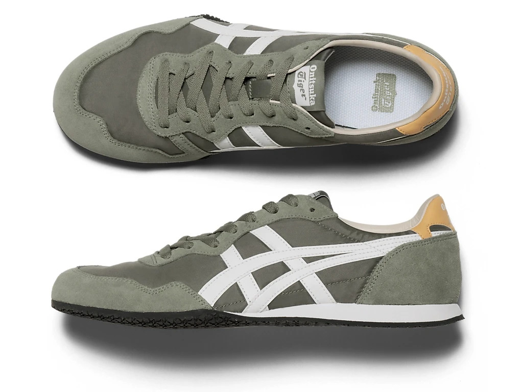 Onitsuka Tiger SERRANO 1183B400 304 BURNT OLIVE/WHITE New in Box from Japan