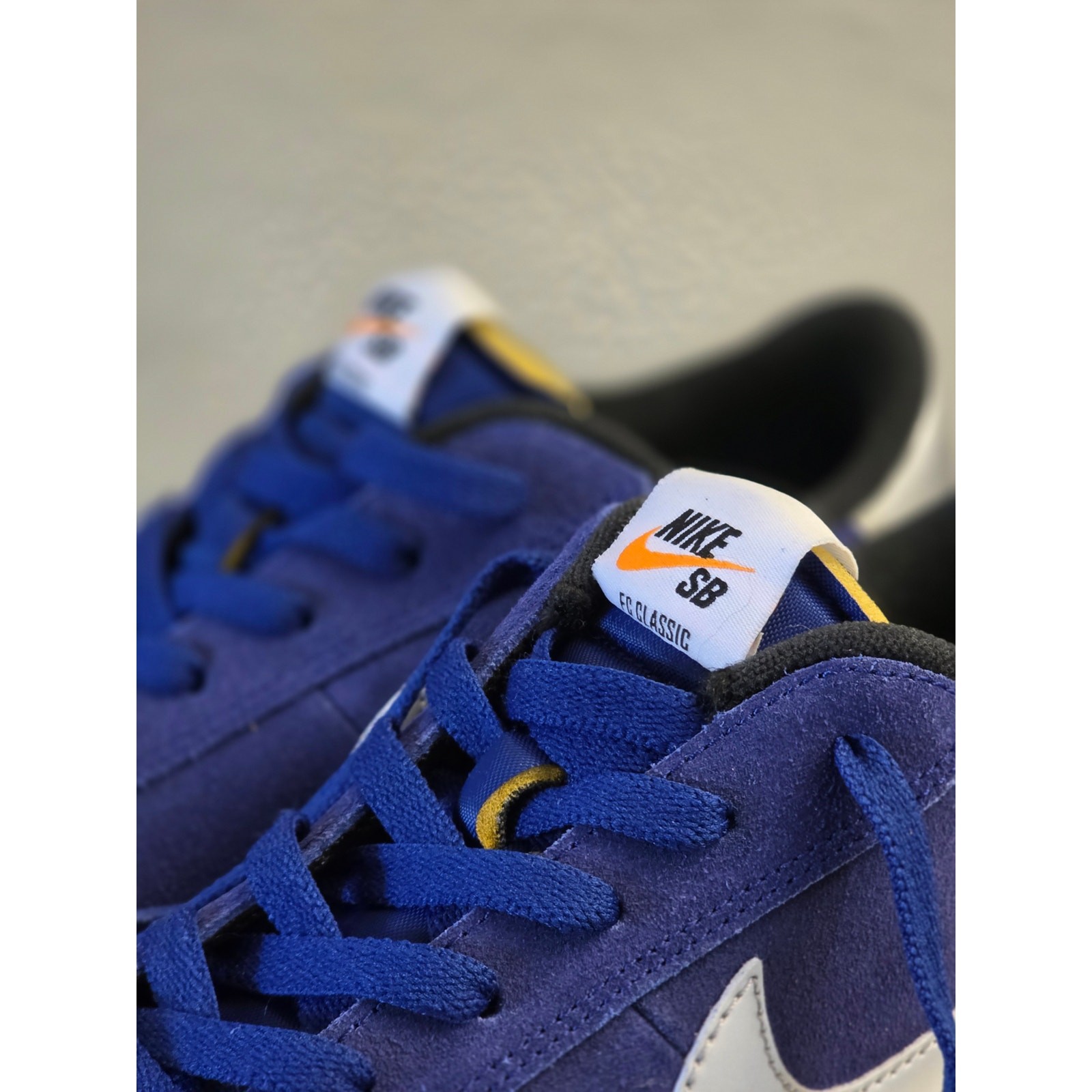 Nike SB Bruin Hyperfeel XT 909096-401 Blue Silver Suede SkateShoesSize 11.5 New
