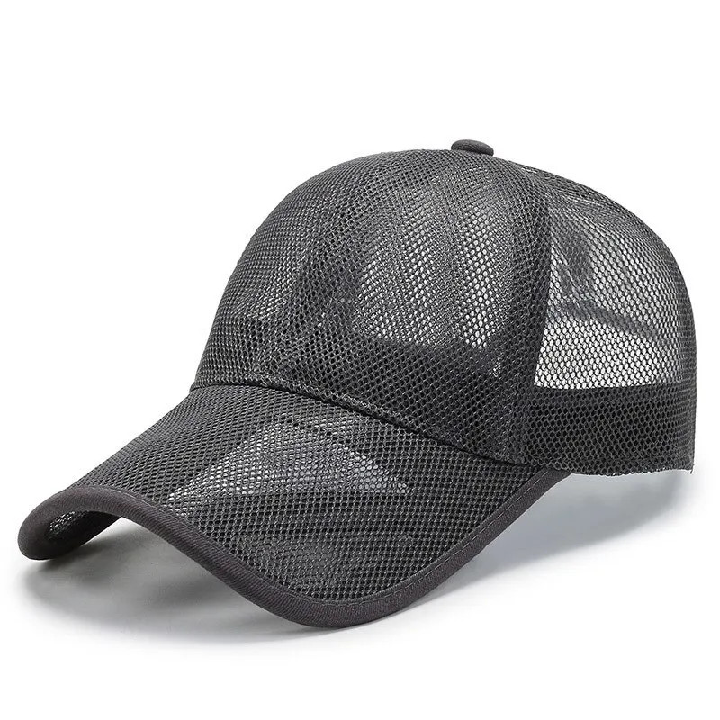 Breathable Mesh Cap Openwork Summer Sun Hat Outdoor Sports Unisex