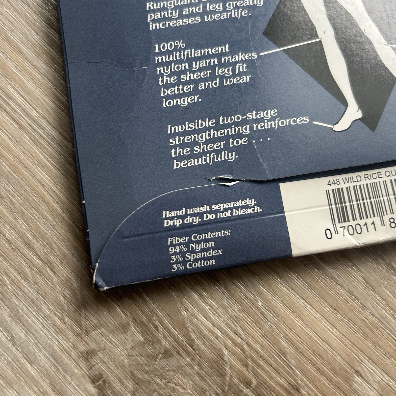 Burlington Pantyhose Classic Full Figure Queen 3 Wild Rice V86