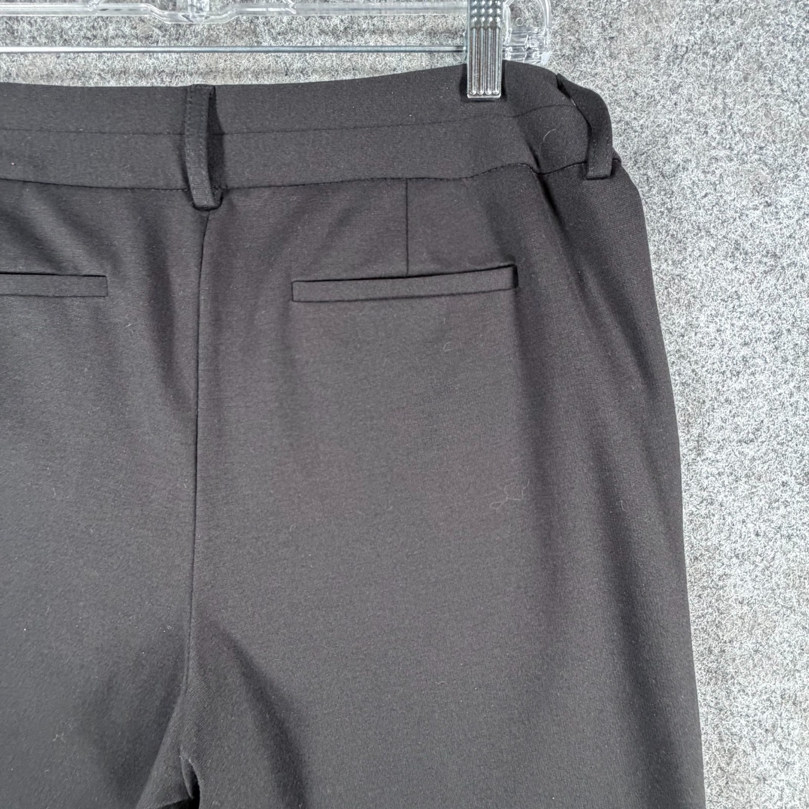 Chico’s So Slimming Ultra Flare Dress Pants Womens 15 Black Flat Front Classic