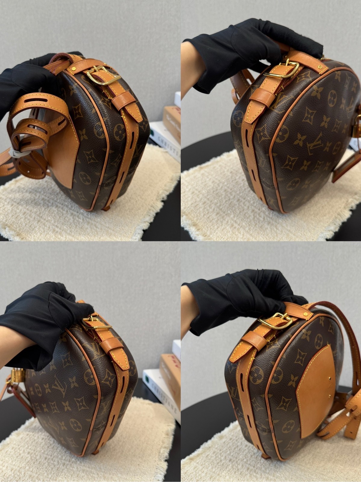 Louis Vuitton Pre-Owned Authentic Round Crossbody Bag 20*8*22.5cm